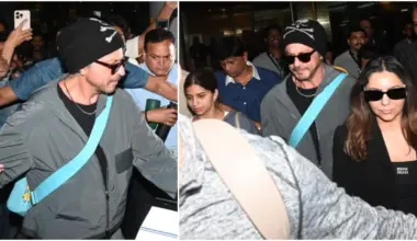 Shah Rukh Khan makes stylish entry in Mumbai with wife Gauri and Suhana Khan after celebrating New Year: VIDEO