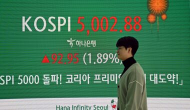 South Korea's economy grew just 1% in 2025, lowest in five years
