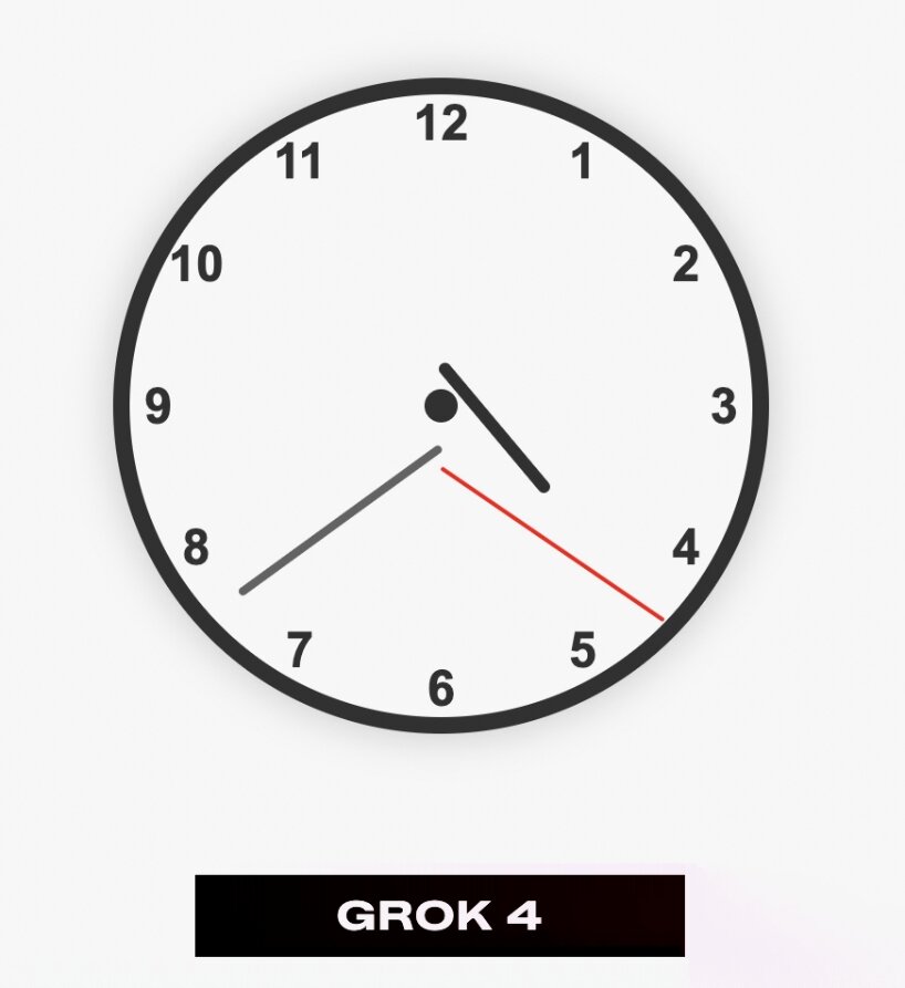 AI correct analog clocks
