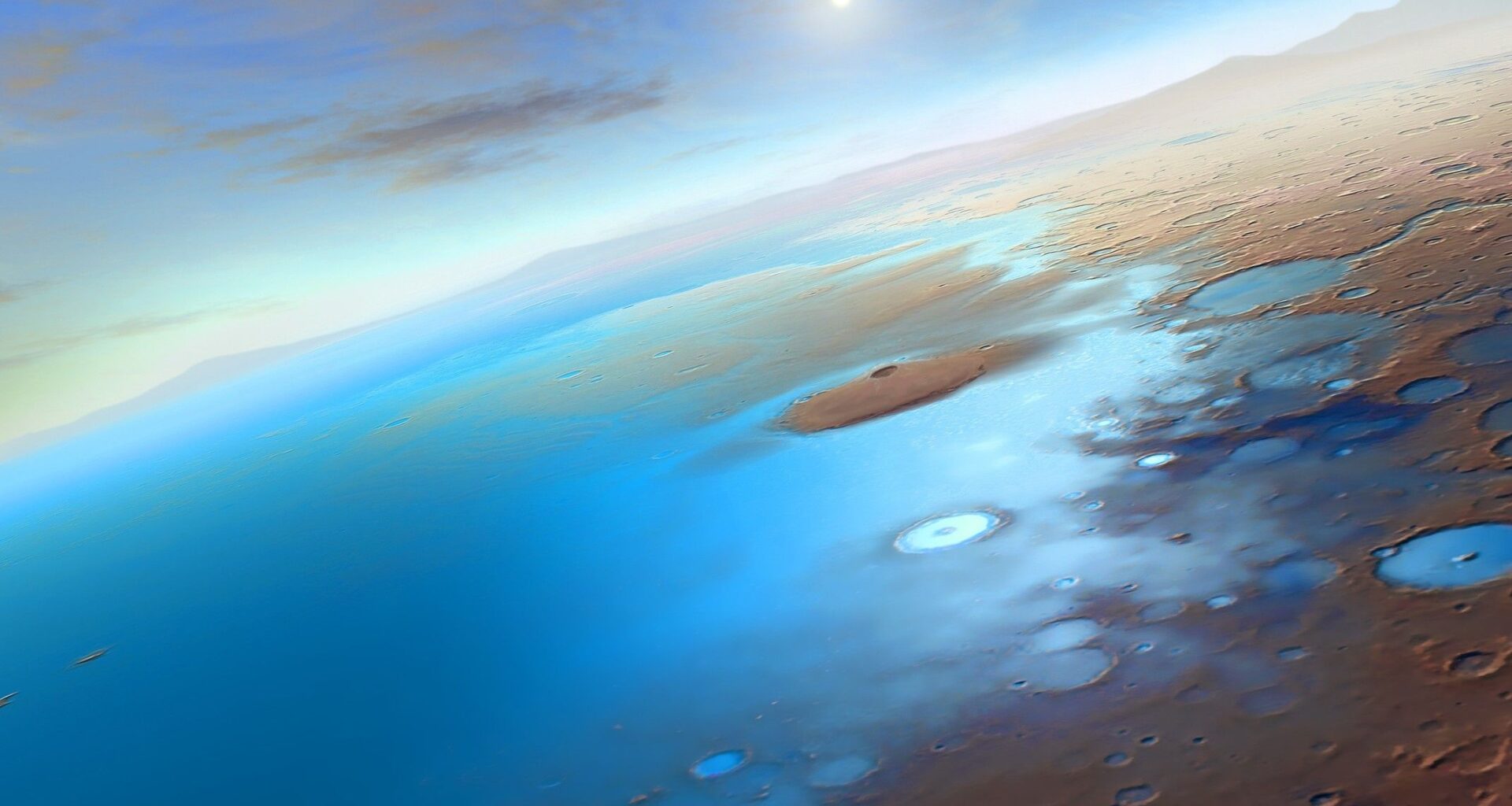 Was the Red Planet once blue? New evidence points to an ancient ocean on Mars