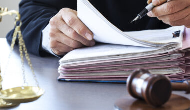 Judge looks at papers