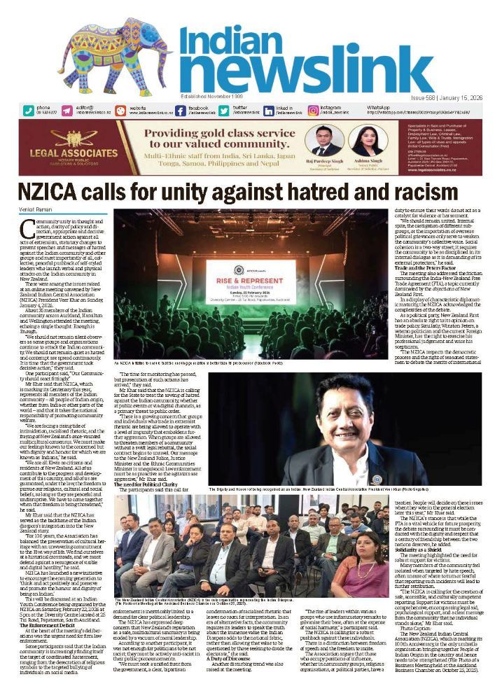 Diaspora to mark 100 years of New Zealand Indian Central Association