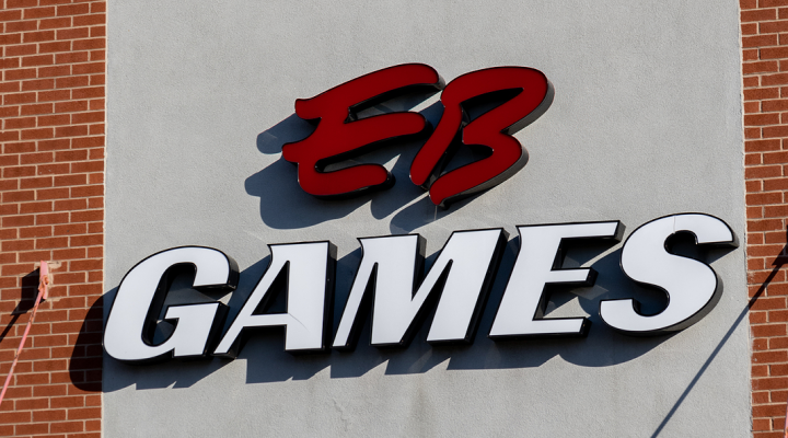 EB Games sign
