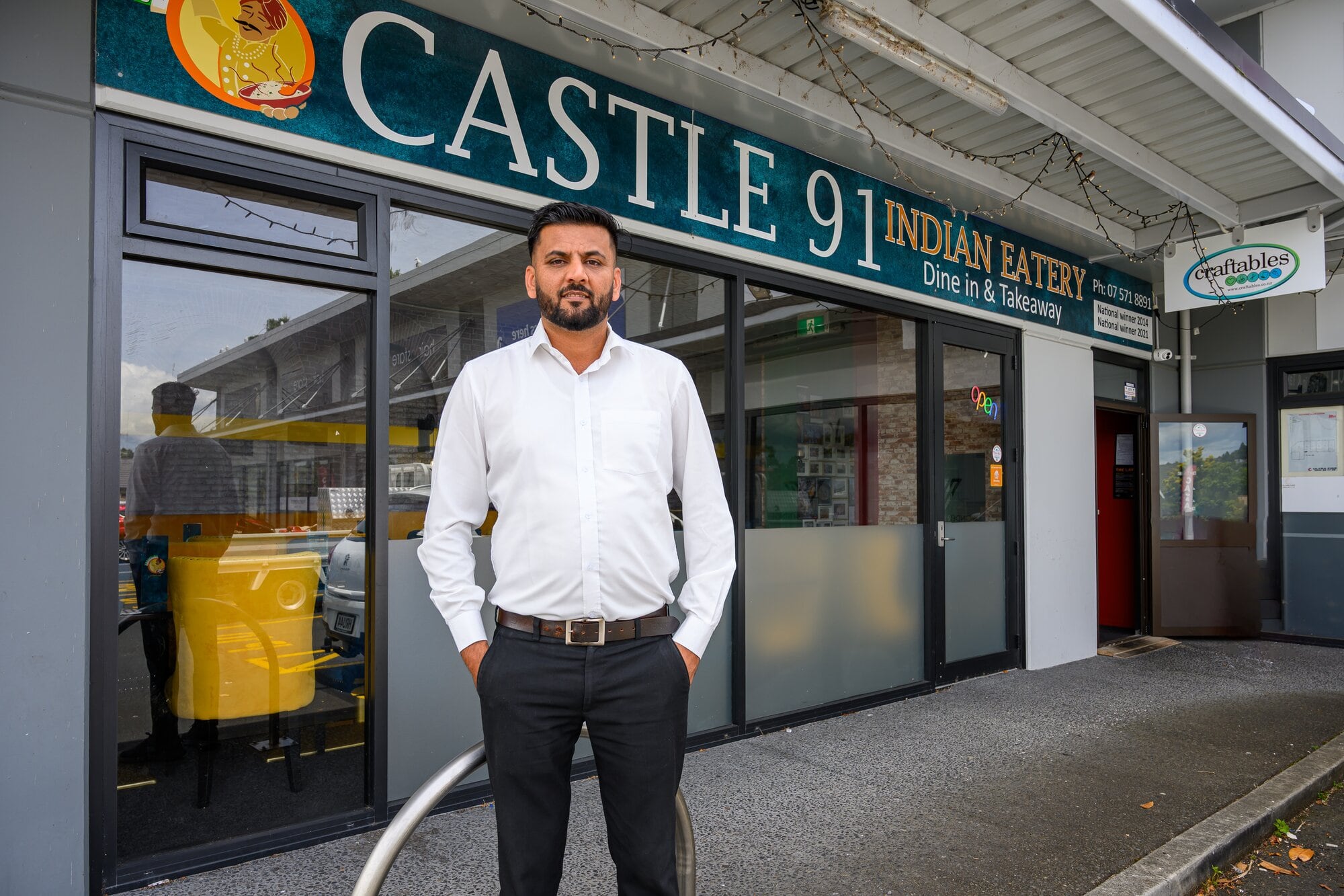  Castle 91 owner Mike Dhillion. Photo / David Hall