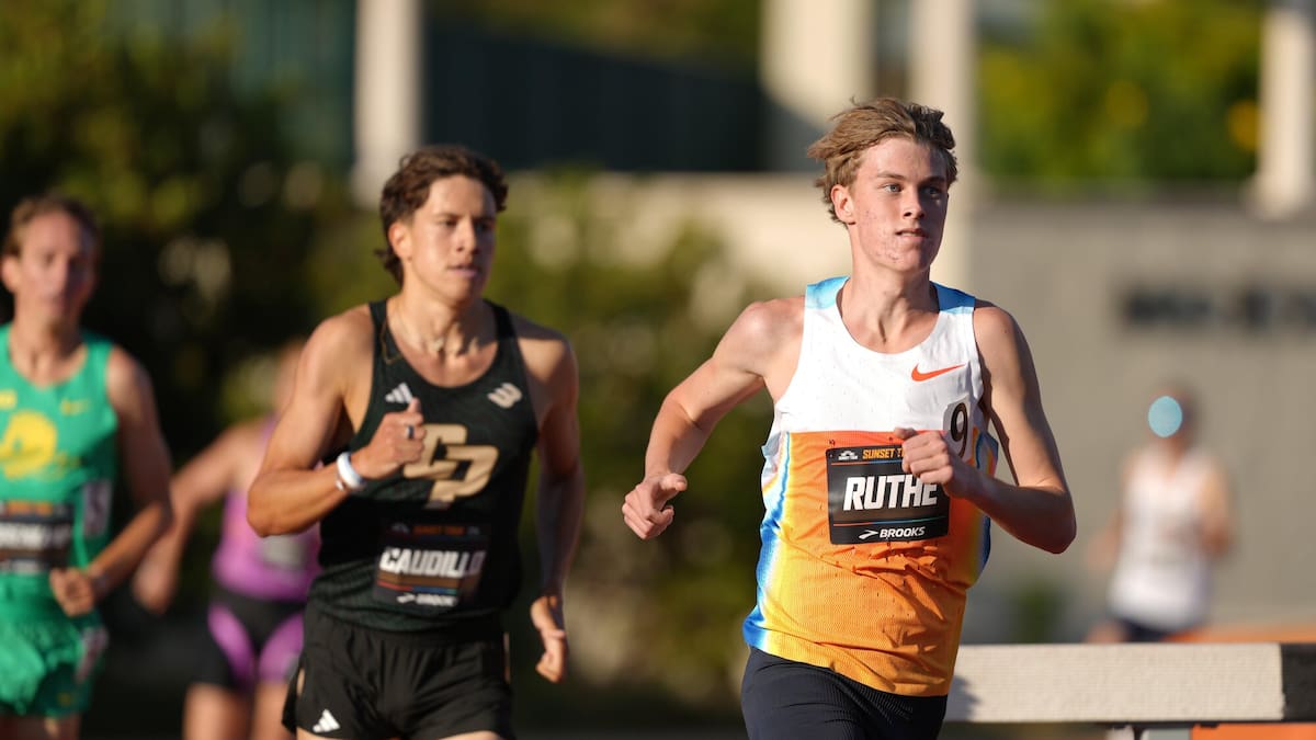 Sam Ruthe breaks under 16 world record in 1000m at Tauranga Twilight event