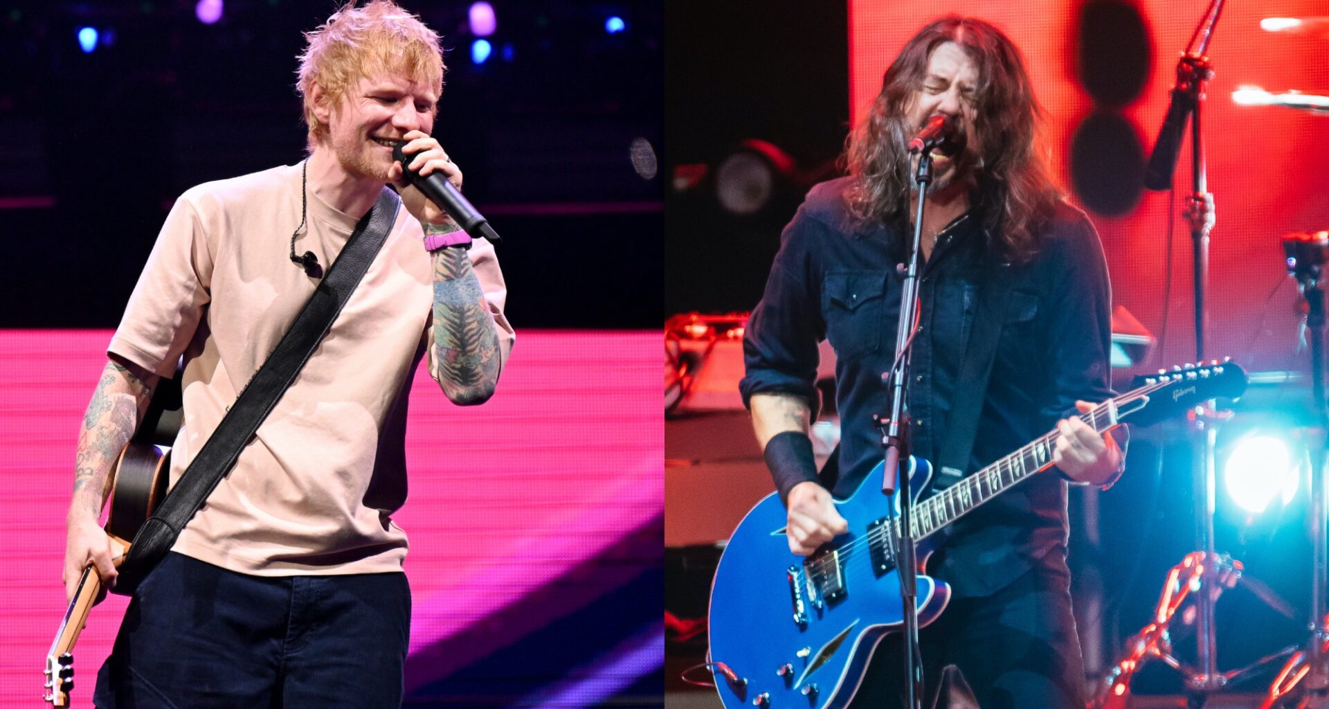 Ed Sheeran plays ‘Drive’ with Dave Grohl, John Mayer and more