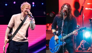 Ed Sheeran plays ‘Drive’ with Dave Grohl, John Mayer and more