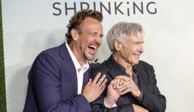 Jason Segel praises 83-year-old Harrison Ford’s looks and vulnerability