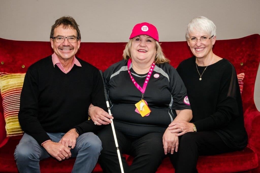 My Business Starter and the Disability Business Network facilitators - Selwyn Cook, Julie Woods and Sandra Budd. Photo / Supplied