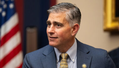 Baumgartner slams Maduro, Walz, and radical Seattle protesters. (Bill Clark/CQ-Roll Call, Inc via G...