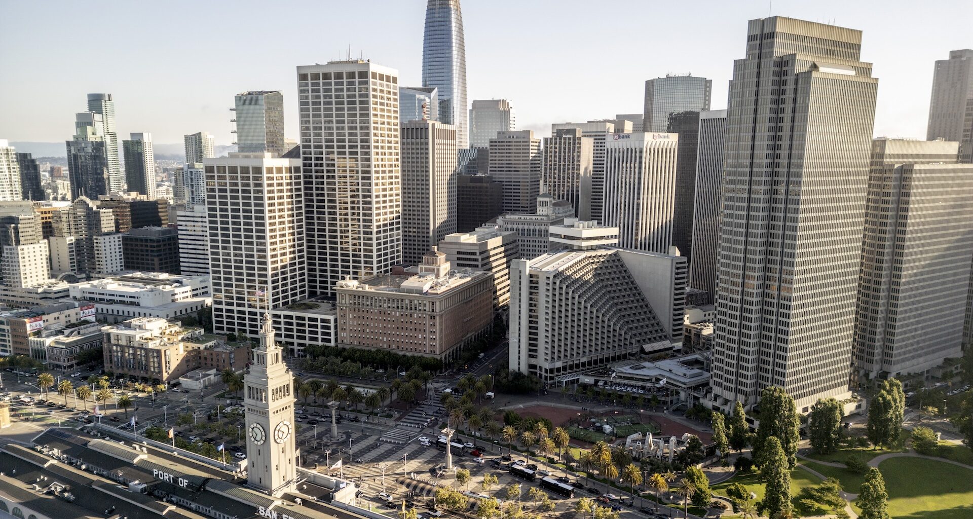 Aerial view of San Francisco
