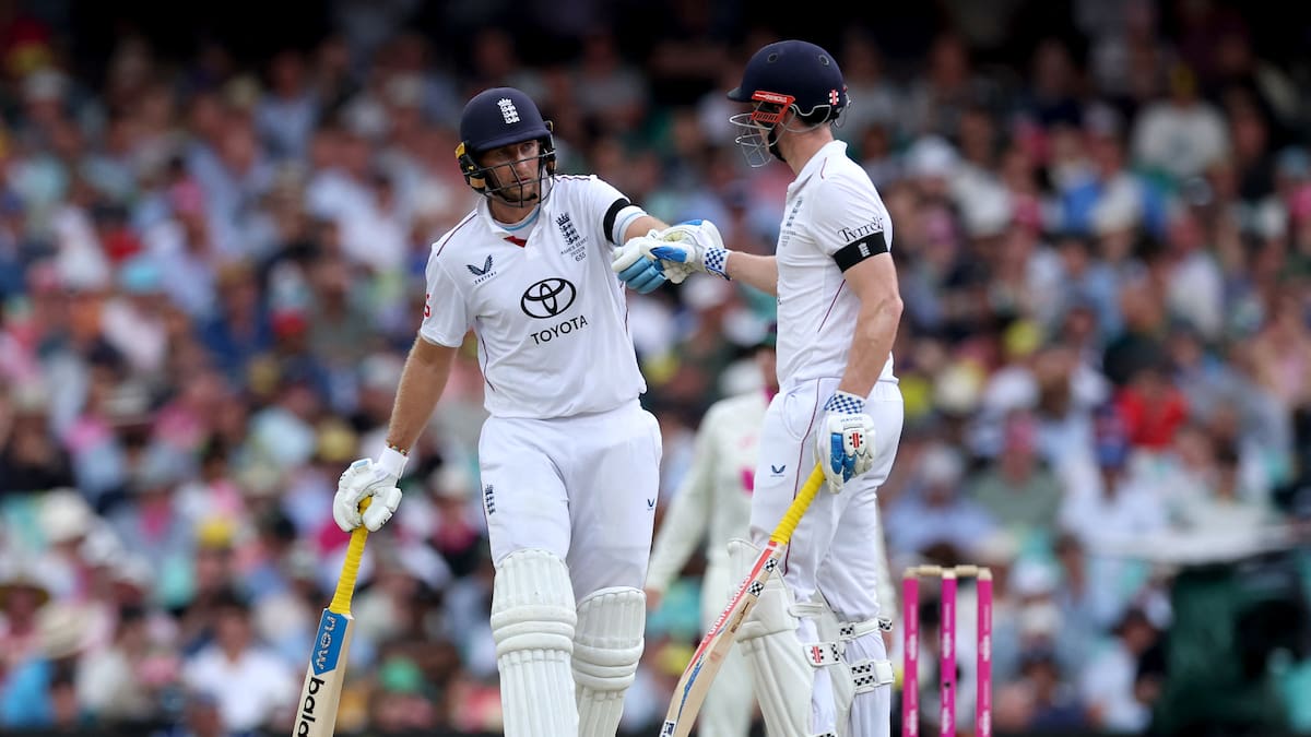 Joe Root, Harry Brook hit half centuries as rain ends day one early in fifth Ashes test