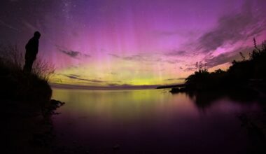 Massive solar storm fires up aurora in New Zealand skies