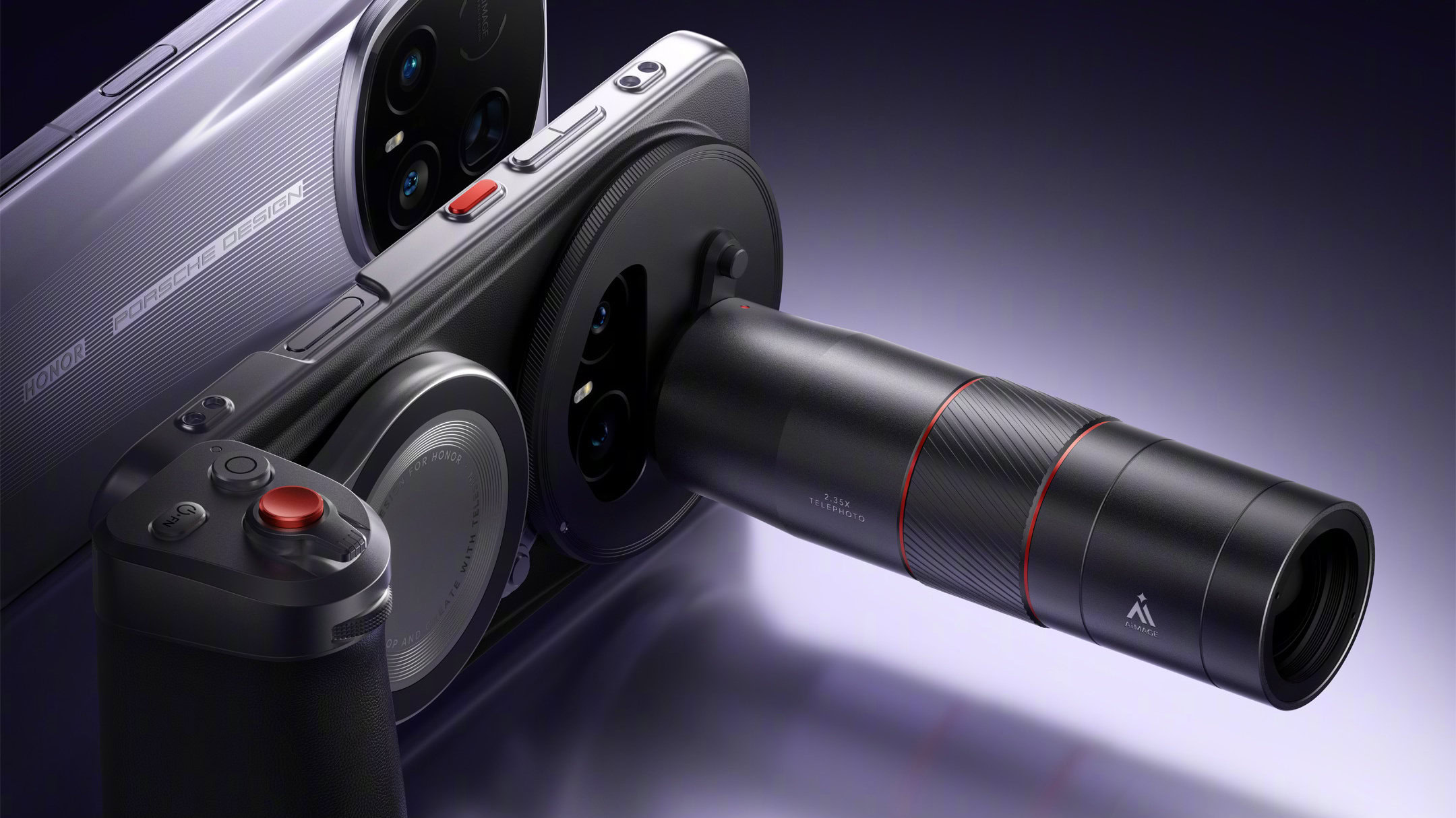 HONOR Magic 8 RSR Porsche Design external lens