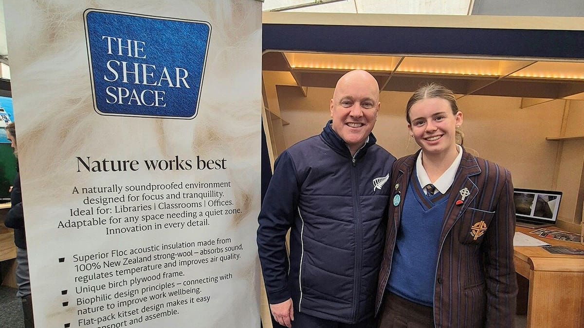 Year in Review: The Shear Space - wool pod earns Maddie Foote acclaim at Fieldays