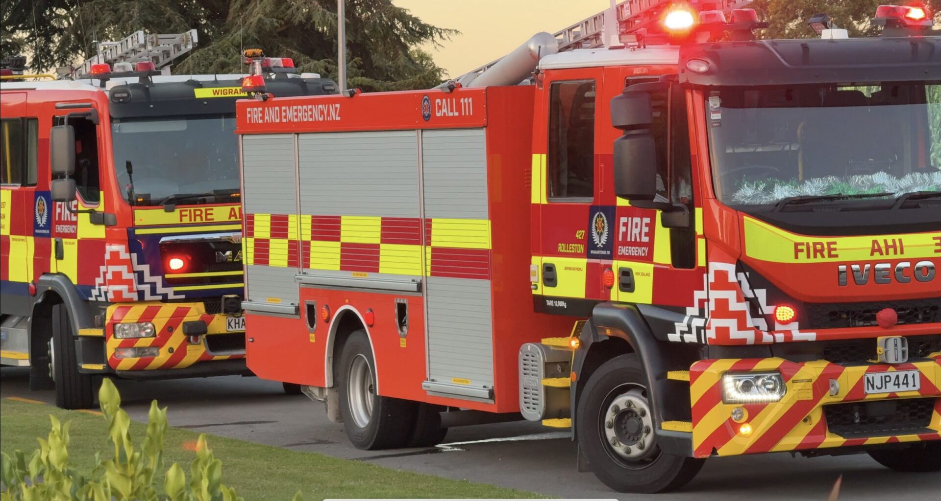 State Highway 75 closed near Motukarara after fire