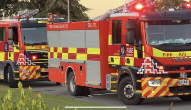 State Highway 75 closed near Motukarara after fire