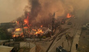Chile wildfires rage for third day, entire towns wiped out