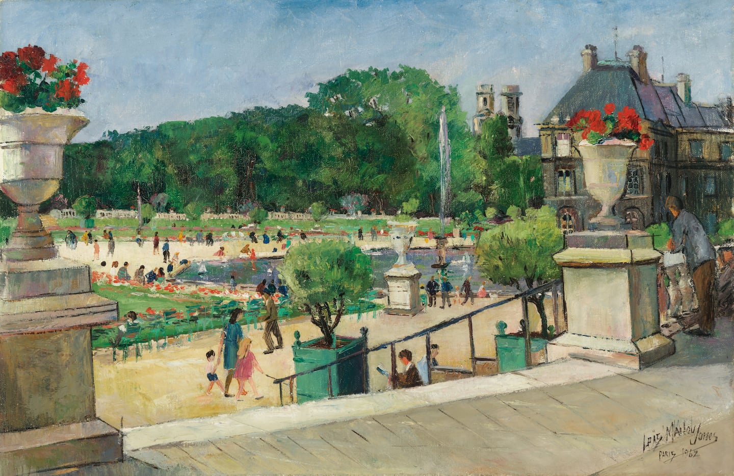 Loïs Mailou Jones, "Paris," 1962. Portland Museum of Art, Maine. 