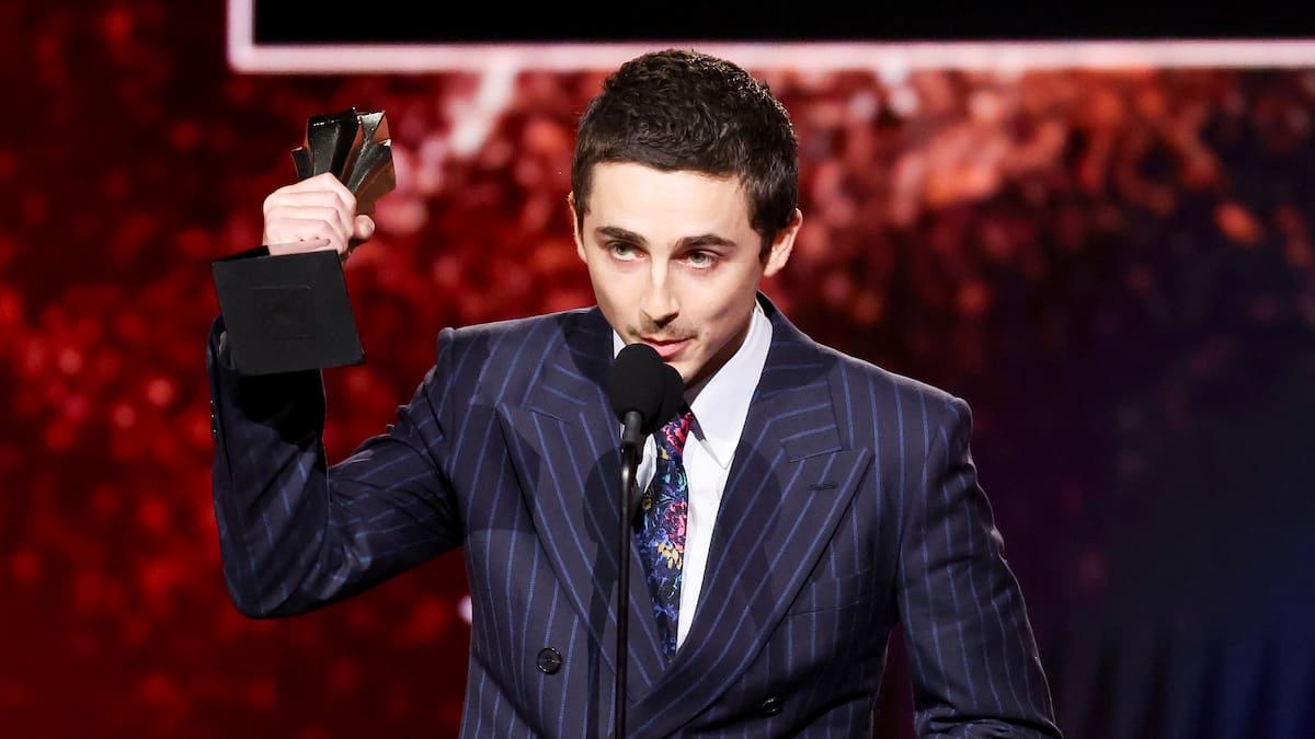 Chalamet boosts Oscar bid with Critics Choice Awards win for Marty Supreme