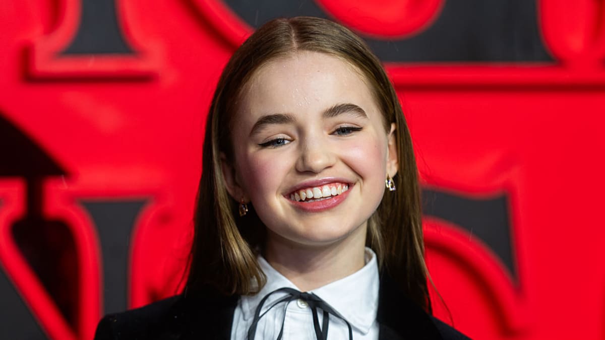 Nell Fisher’s school friends are unimpressed she stars in Stranger Things
