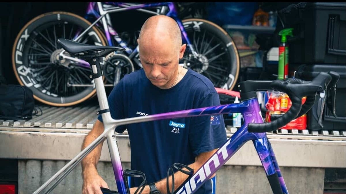 From Rotorua to Australia’s Team Jayco AlUla: Bike mechanic Craig Geater’s decades keeping elite cyclists moving
