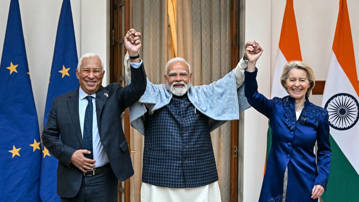Facing US turmoil, Europe and India have clinched a blockbuster trade deal