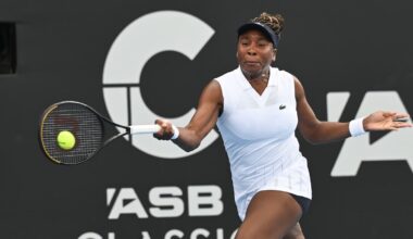 Venus Williams exits ASB Classic in first round after loss to Magda Linette