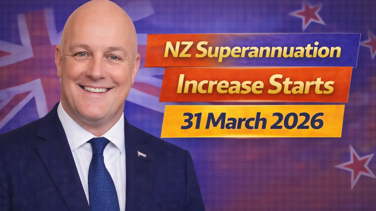 NZ Superannuation Increase Starts 31 March 2026 — Higher Payments and Updated Rates for Pensioners Revealed