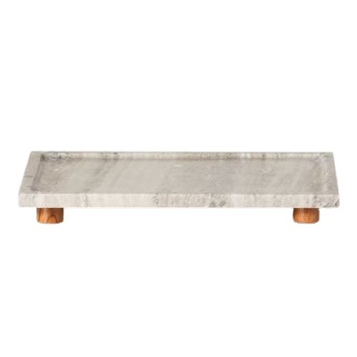 Hearth &amp; Hand with Magnolia, Footed Marble Countertop Tray
