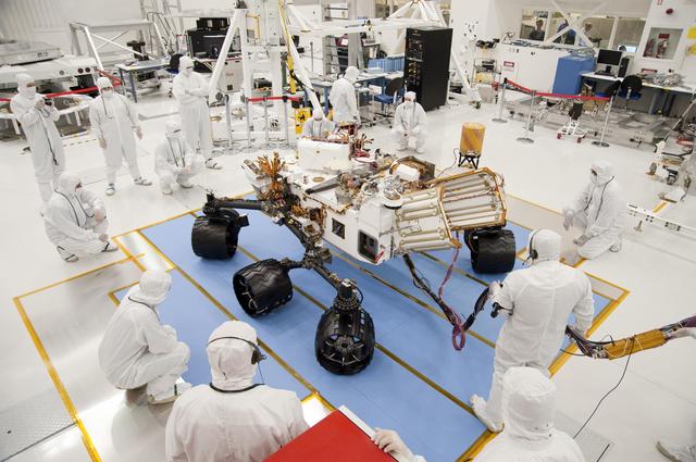 A NASA clean room