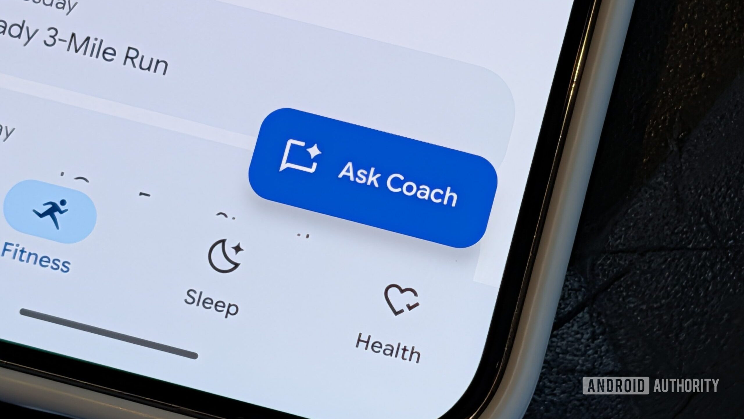 Ask Coach button in Fitbit's re-designed app (January 2026) Ask Coach button in Fitbit's re-designed app (January 2026)