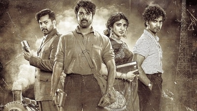 Parasakthi box office collection day 1: Ravi Mohan, Sivakarthikeyan, Sreeleela and Atharvaa in a still from the Sudha Kongara film.