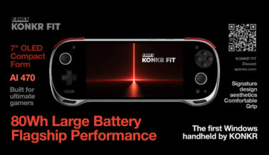 Ayaneo Launches Konkr Fit Compact Windows Gaming Handheld with Ryzen AI 9 HX 470