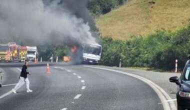 Motorhome catches fire on SH5 near Rotorua