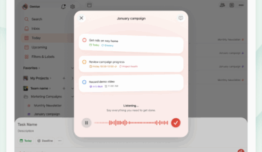 Todoist's app now lets you add tasks to your to-do list by speaking to its AI