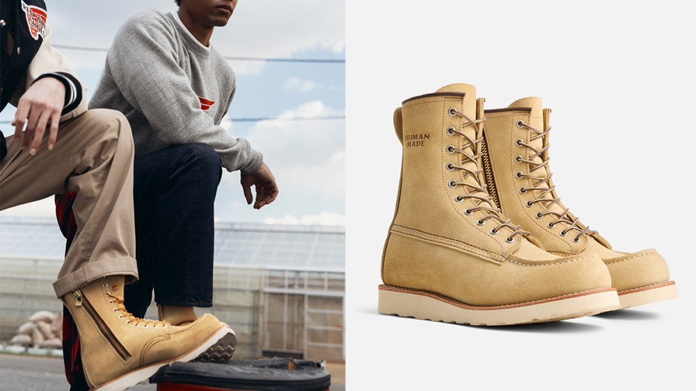 Red Wing, Human Made, collaboration, boots, footwear, apparel, shoes, Nigo