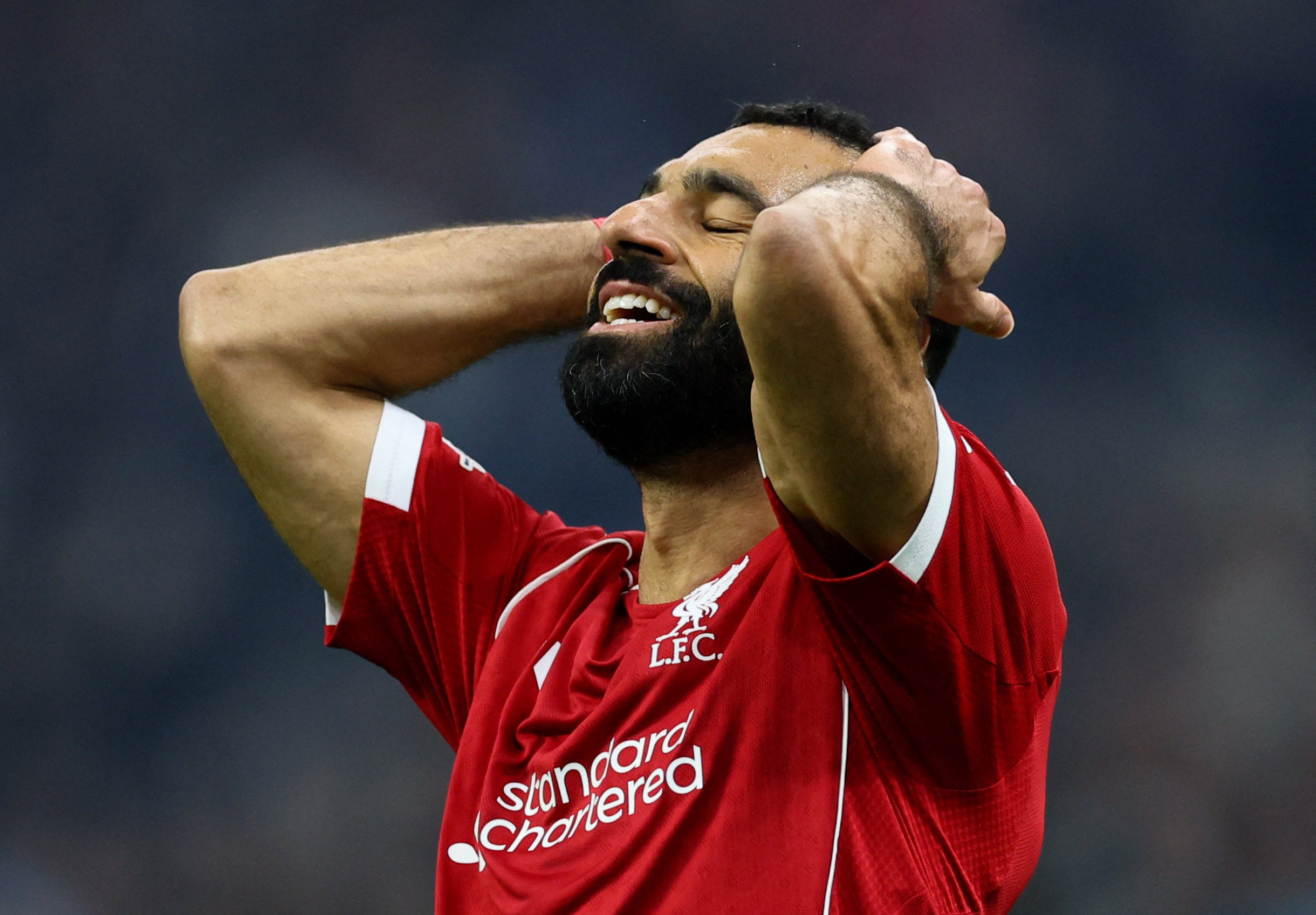 Mohamed Salah didn’t have quite the impact he wanted on his Liverpool return
