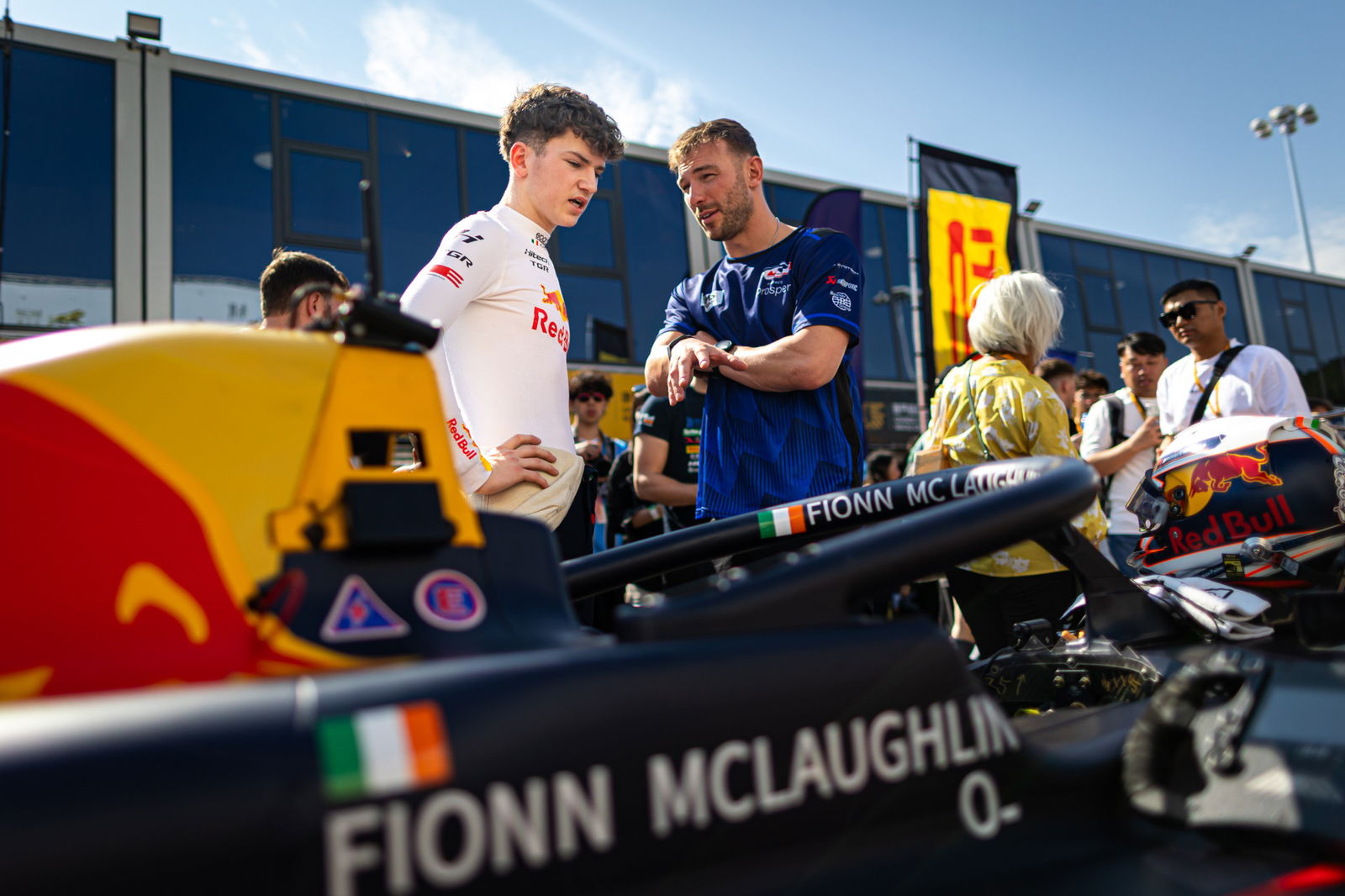 Red Bull junior driver Fionn Mclaughlin.