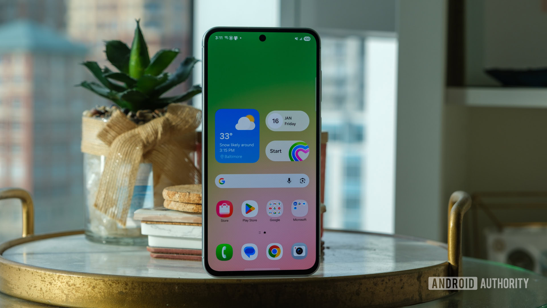 Samsung Galaxy A56 home screen hero Samsung Galaxy A56 home screen hero