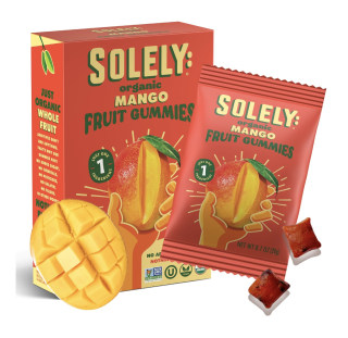Solely Organic Mango Whole Fruit Gummies (5 Bags)