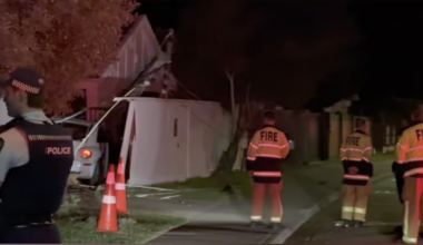 Man injured after crashing car into house then running from scene in Christchurch