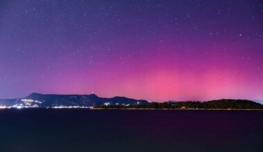 Powerful solar storm makes northern lights visible from Greece
