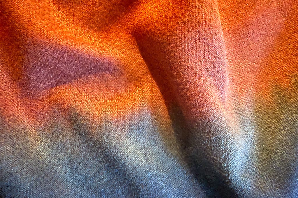 A close up view of Yogitoes towel on display.