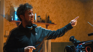 Lee Cronin on set for "Evil Dead Rise" (2023)