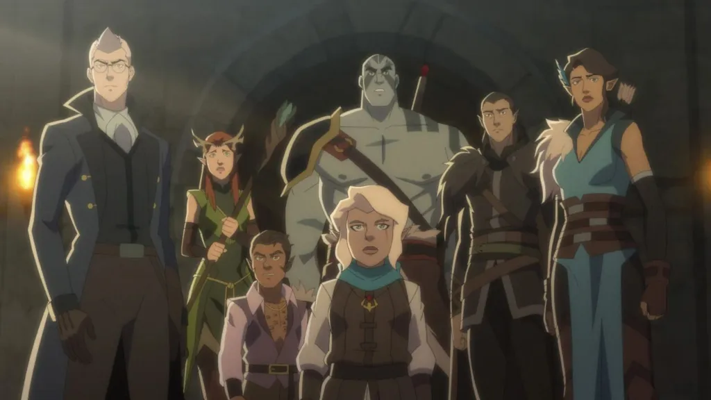 The adventurers of The Legend of Vox Machina