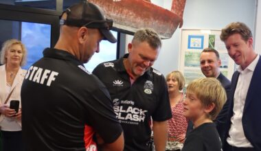 Black Clash 2026: Players visit Tauranga Hospital ahead of Bay Oval showdown