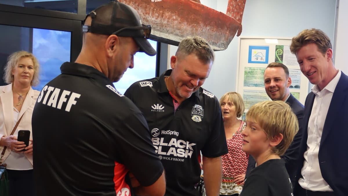 Black Clash 2026: Players visit Tauranga Hospital ahead of Bay Oval showdown