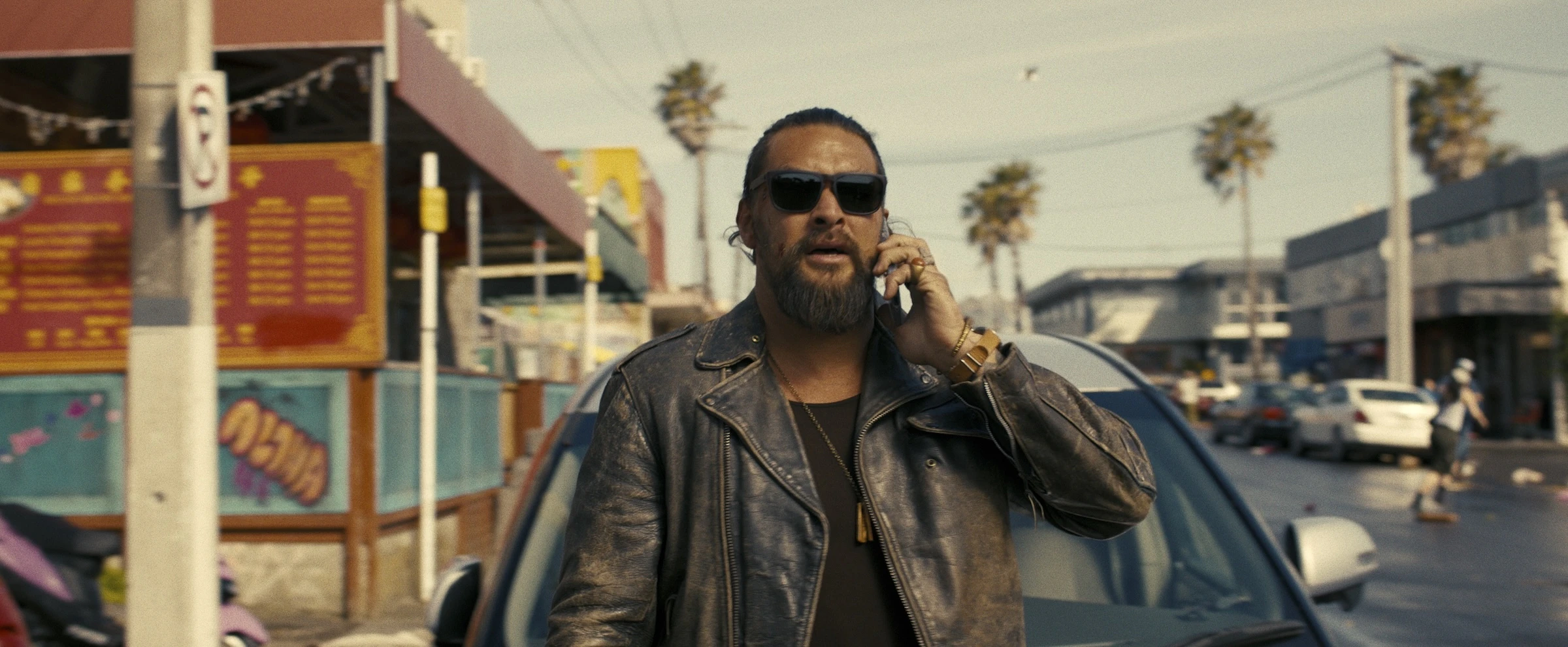 Jason Momoa, who stars in "The Wrecking Crew," recently appeared in "Chief of War," an Apple TV+ series released in 2025.