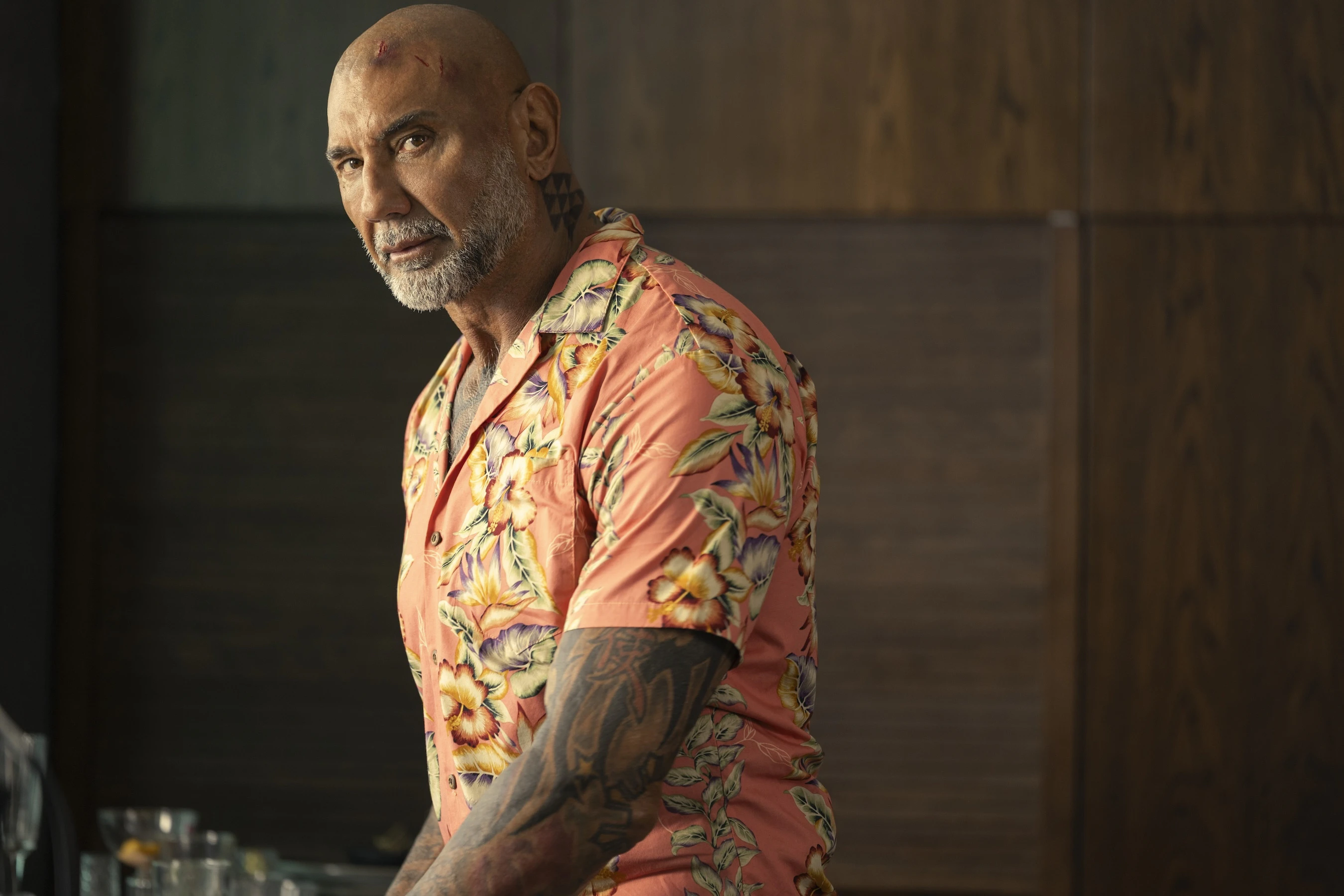Dave Bautista stars in “The Wrecking Crew," which will be streaming globally on Prime Video on Jan. 28.